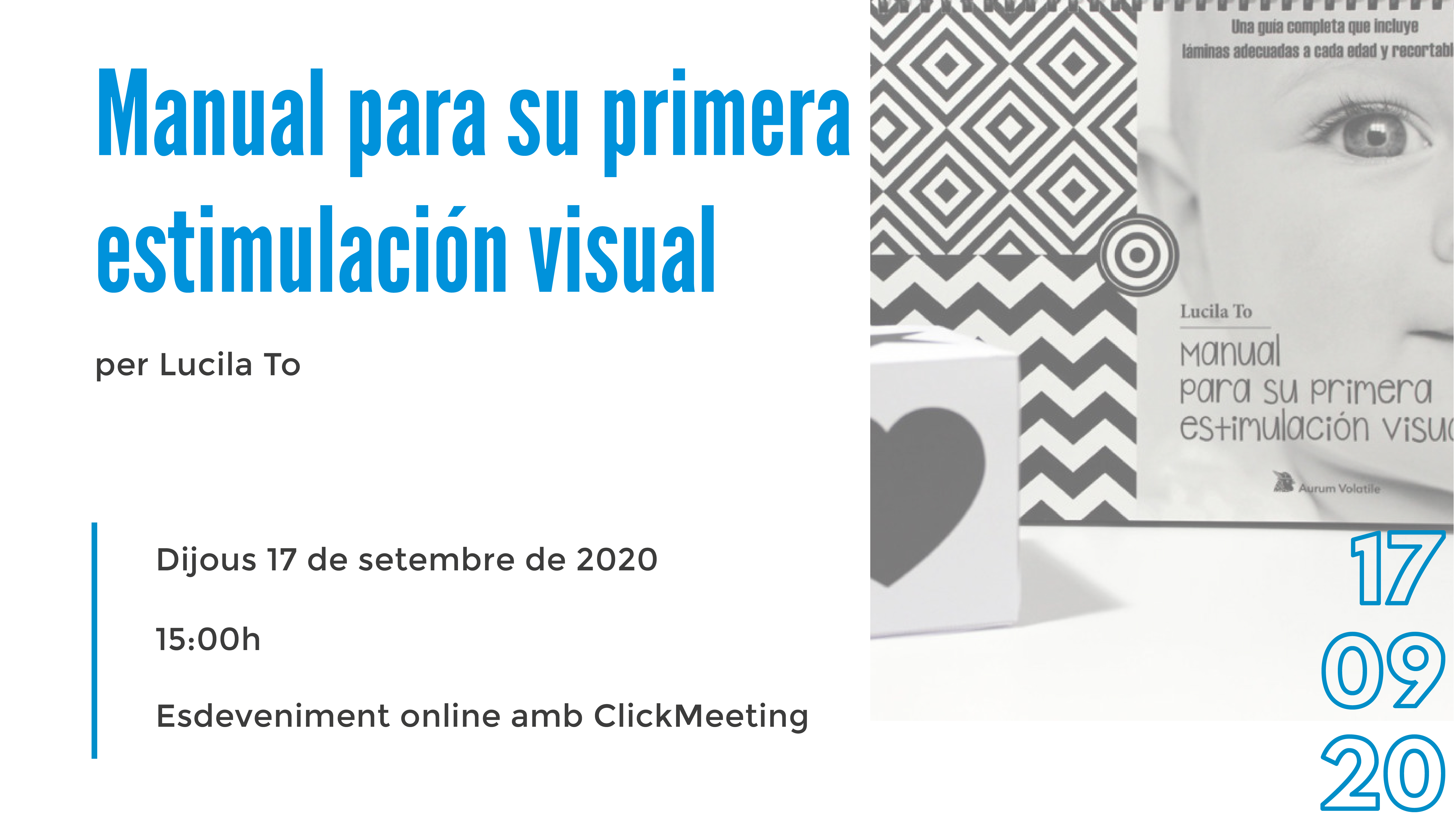 Presentació del llibre 'Manual para su primera estimulación visual'